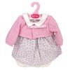 Ropa para muñecos Antonio Juan 40-42 cm - Conjunto estampado de flores con chaqueta 