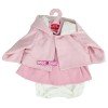 Ropa para muñecos Antonio Juan 40-42 cm - Conjunto rosa con chaqueta 