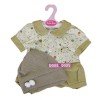 Ropa para muñecos Antonio Juan 40-42 cm - Conjunto estampado de estrellas con gorro