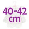 Ropa para muñecos Antonio Juan 40-42 cm - Conjunto estampado de flores con diadema