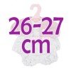 Ropa para muñecas Antonio Juan 26-27 cm - Conjunto de flores con chaqueta
