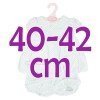 Ropa para muñecos Antonio Juan 40-42 cm - Conjunto estampado de topos