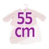 Ropa para muñecos Antonio Juan 55 cm - Conjunto estampado de flores con chaqueta y gorro rosa