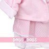 Ropa para muñecos Antonio Juan 40-42 cm - Conjunto rosa estampado con chaqueta