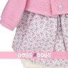 Ropa para muñecos Antonio Juan 40-42 cm - Conjunto estampado de flores con chaqueta 