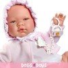 Muñeca Así 43 cm - María con conjunto pololo con rombos mini con chaqueta rosa