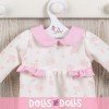 Ropa para Muñecas Así 43 cm - Pijama de ositos con luna rosa para muñeca María