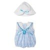 Ropa para Muñecas Así 36 cm - Ranita marinero celeste para muñeco Guille