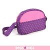 Bolso para cochecito de muñecas - Bayer Chic 2000 - Puntos morado