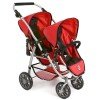 Sillita doble Vario 79 cm para muñecas - Bayer Chic 2000 - Lunares marino-coral