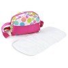 Bolso para cochecito de muñecas - Bayer Chic 2000 - Fucsia y burbujas de colores