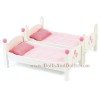 Litera de madera para muñecas de hasta 48 cm - Bayer Chic 2000 - Flores