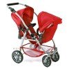 Sillita doble Chic Vario Rojo estampado circulos 79 cm
