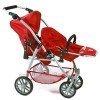 Sillita doble Chic Vario Rojo estampado circulos 79 cm