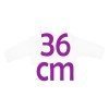 Complementos muñecas Así 36 cm - Chaqueta de punto blanco para muñecos Koke