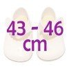 Complementos muñecas Así 43 a 46 cm - Zapatos merceditas beige para muñecos María, Pablo, Leo y Serie Limitada
