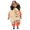 Muñeca D'Nenes 72 cm - Nany con vestido naranja