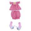 Ropa para muñecas Lalaloopsy 31 cm - Pijama rosa rayas