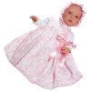 Muñeca Así 46 cm - Leo con faldón de flores rosas