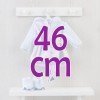 Ropa para Muñecas Así 46 cm - Albornoz de dragón azul con zapatillas para muñeco Leo