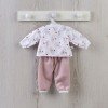Ropa para Muñecas Así 43 cm - Pijama de elefantes rosa para muñeca María