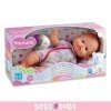 Muñeco Nenuco 35 cm - Nenuco con Biberón Sonajero con pelele gris