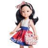 Muñeca Paola Reina 32 cm - Las Amigas - Liu con vestido tricolor