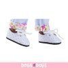 Complementos para muñecas Paola Reina 32 cm - Las Amigas - Zapatos blancos con cordones