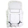 Saco blanco/cinta marino cochecito Arrue y Bebelux