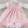 Ropa para Muñecas Así 20 cm - Jesusito de estrellas rosa para muñeca Cheni