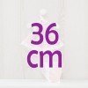 Ropa para Muñecas Así 36 cm - Vestido jesusito de estrellas rosa para muñeca Chinín