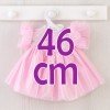 Ropa para Muñecas Así 46 cm - Vestido de tul rosa para muñeca Noor