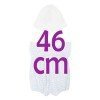 Ropa para Muñecas Así 46 cm - Ranita de flores celeste con picunela blanca para muñeco Leo