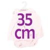 Ropa para Muñecas Llorens 35 cm - Conjunto rosa de vestido, gorro y peúcos