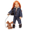 Muñeca Götz 50 cm - Hannah and her dog - Polly