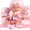 Muñeca Llorens 35 cm - Bimba con cojín rosa