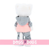 Muñeca Lucky Kitty 38 cm - Casual Blossom