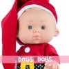 Muñeco Marina & Pau 26 cm - Nenotes Christmas Edition - Niño Noel