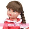 Muñeca Mariquita Pérez 50 cm - Con vestido rojo de topos blancos