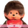 Muñeco Monchhichi 20 cm - Chico clásico con pechito rojo