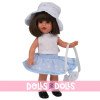 Muñeca Mini Mariquita Pérez 21 cm - Conjunto azul