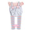 Ropa para Muñecas Nines d'Onil 23 cm - Little Mia - Conjunto mono con puntitos