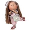 Muñeca Nines d'Onil 30 cm - Mia ARTICULADA con bolsito-conejo