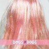 Muñeca Nines d'Onil 30 cm - Mia Glitter con pelo rosa