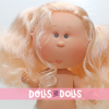 Muñeca Nines d'Onil 30 cm - Mia con pelo rosa ondulado - Sin ropa