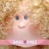 Muñeca Nines d'Onil 30 cm - EXCLUSIVA - Mia rubia con pelo rizado - Sin ropa