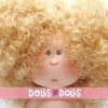 Muñeca Nines d'Onil 30 cm - EXCLUSIVA - Mia rubia con pelo rizado - Sin ropa