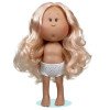 Muñeca Nines d'Onil 30 cm - Mia con pelo ondulado rubio - Sin ropa