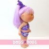 Muñeca Nines d'Onil 30 cm - Mia summer con pelo lila y bañador