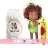 Muñeca Nines d'Onil 30 cm - Pippa Summer con pelo moreno rizado